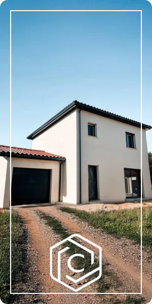 Maison individuelle moderne avec terrain en Isère (38), construction à prix attractif.